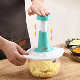 2-Liter Manual Food Chopper & Vegetable Grinder (Hand Press)