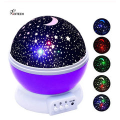 LED Star Projector Night Light Lamp