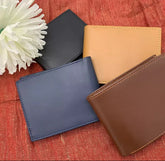 Men’s PU Leather Bi-Fold Wallet (Slim Classic Design)