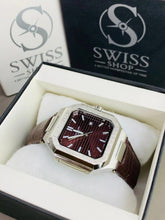 Luxury Square Case Date Quartz Watch