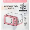 Printed Microwave Oven Dust Cover