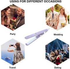 Mini Hair Straightener – Travel Size, Small & Lightweight Straightening Iron