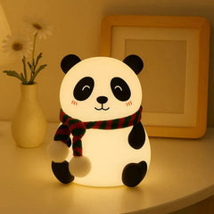 Cute Panda Silicone Glow Lamp