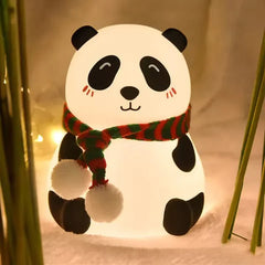 Cute Panda Silicone Glow Lamp