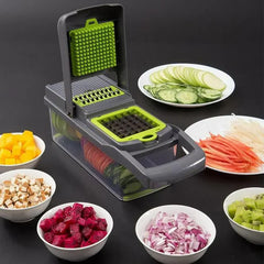 16-in-1 Multifunction Vegetable Chopper & Slicer Set