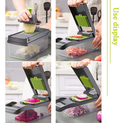 16-in-1 Multifunction Vegetable Chopper & Slicer Set