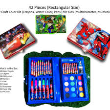 42-Piece Kids Art & Craft Coloring Kit