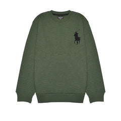 Men’s Textured Crewneck Sweatshirt