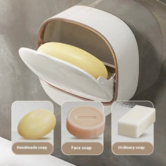Waterproof Wall Mounted Soap Saver Box with Drainage