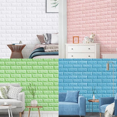 3D Brick Wall Foam Sticker (Self-Adhesive Wall Panel)