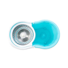 360° Microfiber Spin Mop with Stainless Steel Spinner