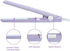 Mini Hair Straightener – Travel Size, Small & Lightweight Straightening Iron