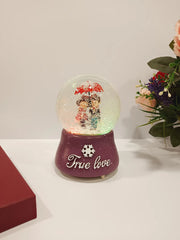 Romantic Couple Snow Globe Showpiece (True Love Theme)