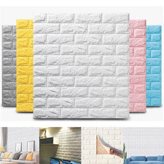 3D Brick Wall Foam Sticker (Self-Adhesive Wall Panel)